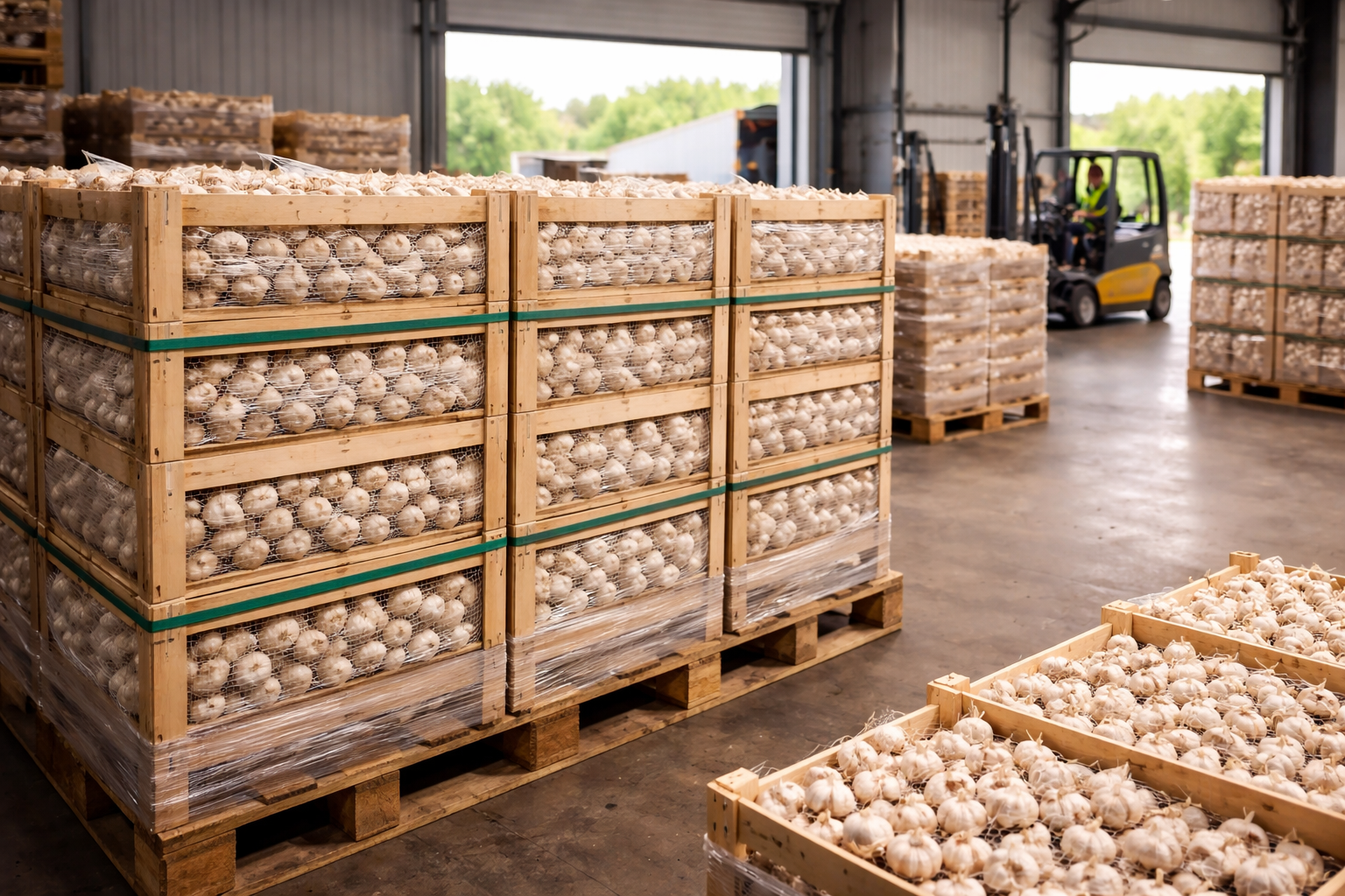 knoblauchvermarktung